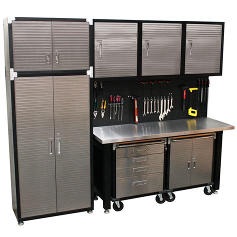 stainless steel garage storage shelves